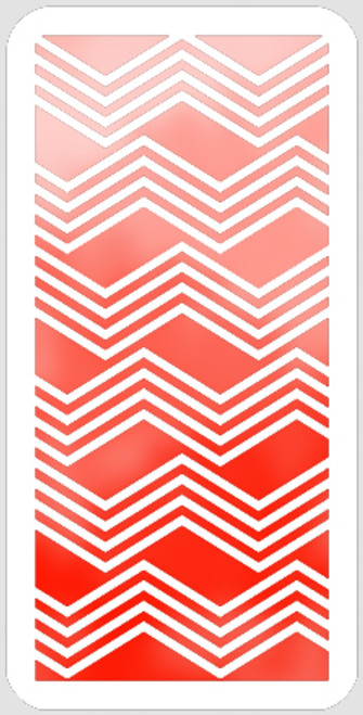 Open Chevron Stencil