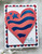 Flag Heart Stencil