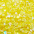 Opaque Iridescent Lemon Yellow Card Bling