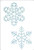Snowflake Duo Stencil