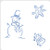 Retro Snowman Stencil