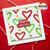 Starry Heart Candy Canes Stencil