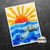 Vibrant Sunset Stencil