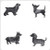 Little Dogs Stencil