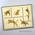Cats Playing Stencil