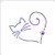 Cat Curlicue Stencil