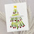Mid Century Bauble Tree Stencil