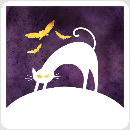 Layered Scaredy Cat Stencil - A Colorful Life Designs