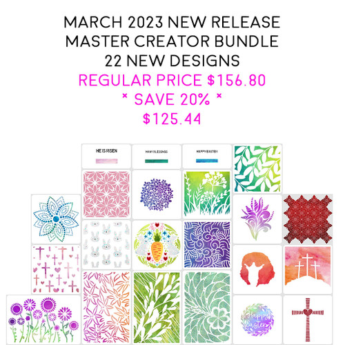 Master Creator Bundle March 2023 - A Colorful Life Designs