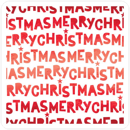 Merry Christmas Stencil - A Colorful Life Designs