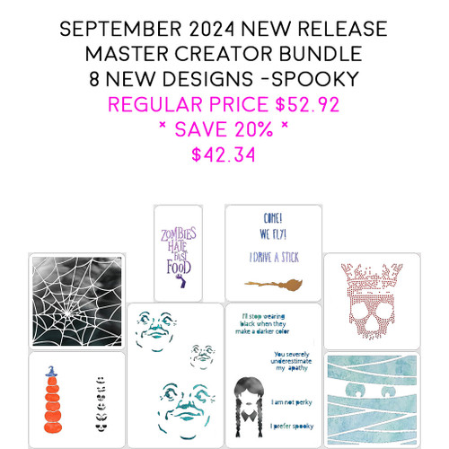 Master Creator Bundle September 2024 Spooky - A Colorful Life Designs