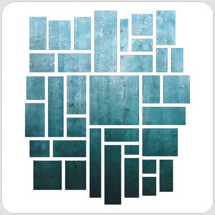 Multishadow Stencil A Colorful Life Designs