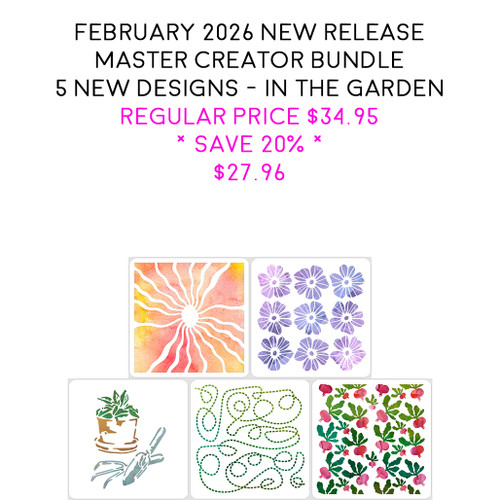 Master Creator Bundle February 2026 In The Garden - A Colorful Life Designs