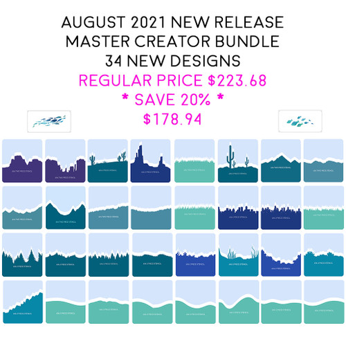 Master Creator Bundle August 2021 - A Colorful Life Designs