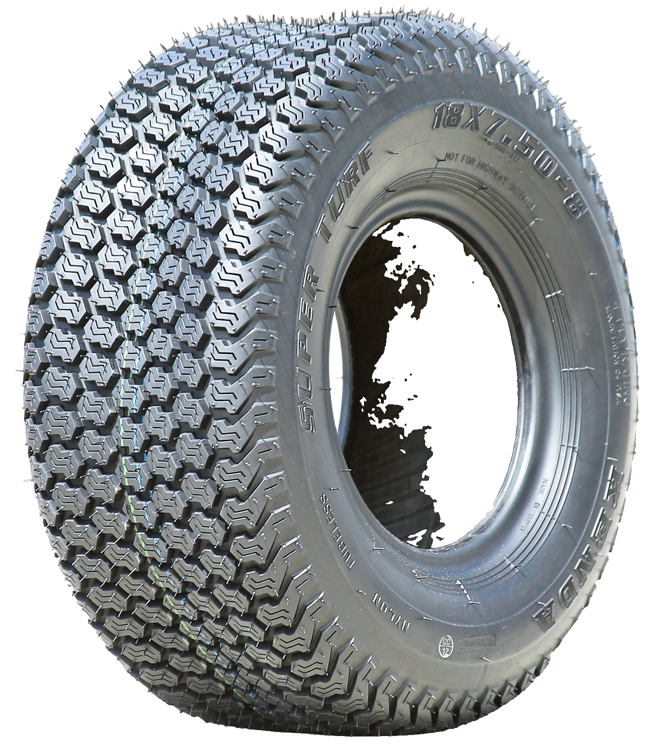 Kenda K500 Super Turf 18x7.50-8 4-Ply Turf Tire — size hero