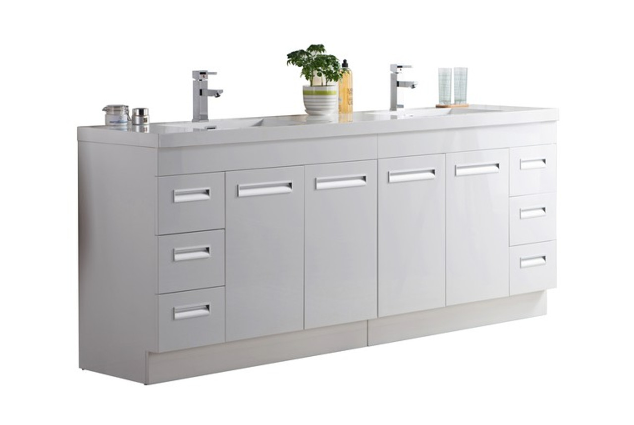 Alma 84 Freestanding Modern Vanity