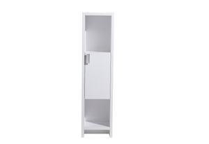 LEVI 16'' LINEN CABINET IN GLOSSY WHITE LEVI 16'' LINEN CABINET IN GLOSSY WHITE