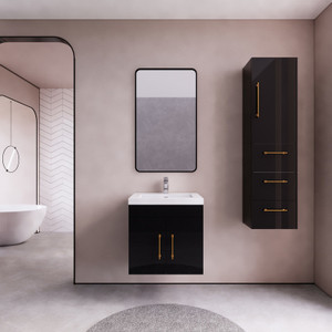 ELSA 24" WALL MOUNTED VANITY WITH REINFORCED ACRYLIC SINK ELSA 24" WALL MOUNTED VANITY WITH REINFORCED ACRYLIC SINK