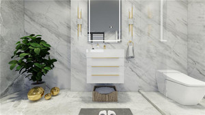 BETHANY 24'' WALL MOUNTED VANITY WITH REINFORCED ACRYLIC SINK BETHANY 24'' WALL MOUNTED VANITY WITH REINFORCED ACRYLIC SINK