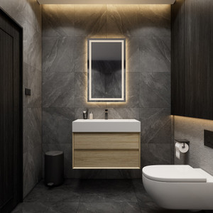 MAX 36" WALL MOUNTED BATH VANITY WITH 16 ACRYLIC SINK MAX 36" WALL MOUNTED BATH VANITY WITH 16 ACRYLIC SINK