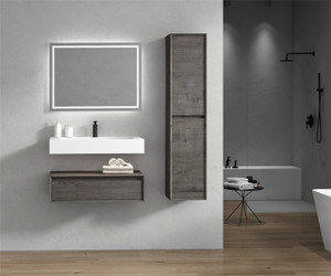 ALYSA 36'' FLOATING VANITY WITH 16 ACRYLIC SINK ALYSA 36'' FLOATING VANITY WITH 16 ACRYLIC SINK