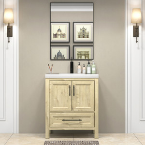 VIV 30" Solid Wood Freestanding Bathroom Vanity with Reinforced Acrylic Sink VIV 30" Solid Wood Freestanding Bathroom Vanity with Reinforced Acrylic Sink