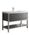 Lake 48" Freestanding Modern Vanity with Chrome Stainless Steel Frame