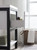 Lake 24" Freestanding Modern Vanity with Matte Black Stainless Steel Frame