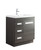 Alma 30" Freestanding Left Side Modern Vanity