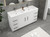 ELSA 60" FREE STANDING VANITY WITH DOUBLE REINFORCED ACRYLIC SINK ELSA 60" FREE STANDING VANITY WITH DOUBLE REINFORCED ACRYLIC SINK