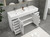 ELSA 60" FREE STANDING VANITY WITH DOUBLE REINFORCED ACRYLIC SINK ELSA 60" FREE STANDING VANITY WITH DOUBLE REINFORCED ACRYLIC SINK