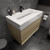 MAX 36" WALL MOUNTED BATH VANITY WITH 16 ACRYLIC SINK MAX 36" WALL MOUNTED BATH VANITY WITH 16 ACRYLIC SINK