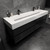 MAX 72" WALL MOUNTED BATH VANITY WITH 16 ACRYLIC SINK/DOUBLE FAUCET HOLES MAX 72" WALL MOUNTED BATH VANITY WITH 16 ACRYLIC SINK/DOUBLE FAUCET HOLES