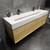 MAX 72" WALL MOUNTED BATH VANITY WITH 16 ACRYLIC SINK/DOUBLE FAUCET HOLES MAX 72" WALL MOUNTED BATH VANITY WITH 16 ACRYLIC SINK/DOUBLE FAUCET HOLES
