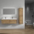 BELLA 60'' DOUBLE SINK WALL MOUNTED VANITY WITH ACRYLIC TOP