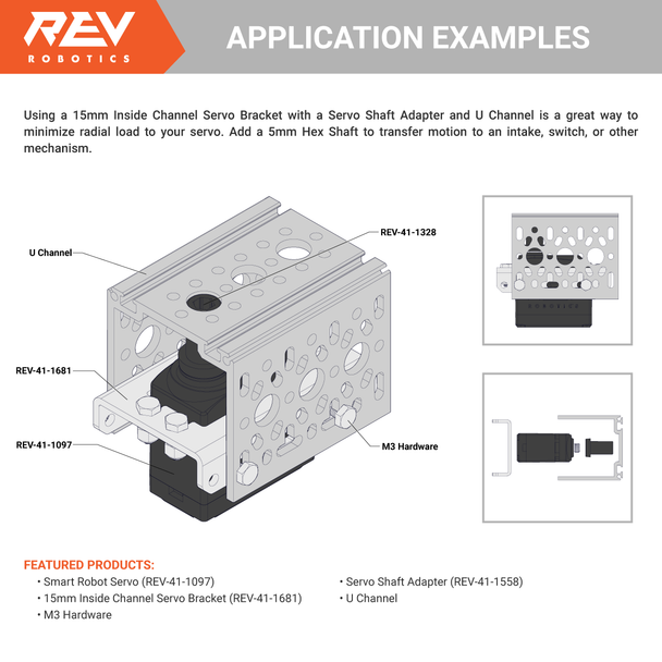 Servo Shaft Adapter - 4 Pack