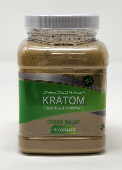 Natural Health Botanicals Green Malay Kratom 150 Grams