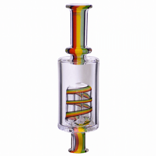 Puffco Pivot Rasta Bubbler Mouthpiece Attachment