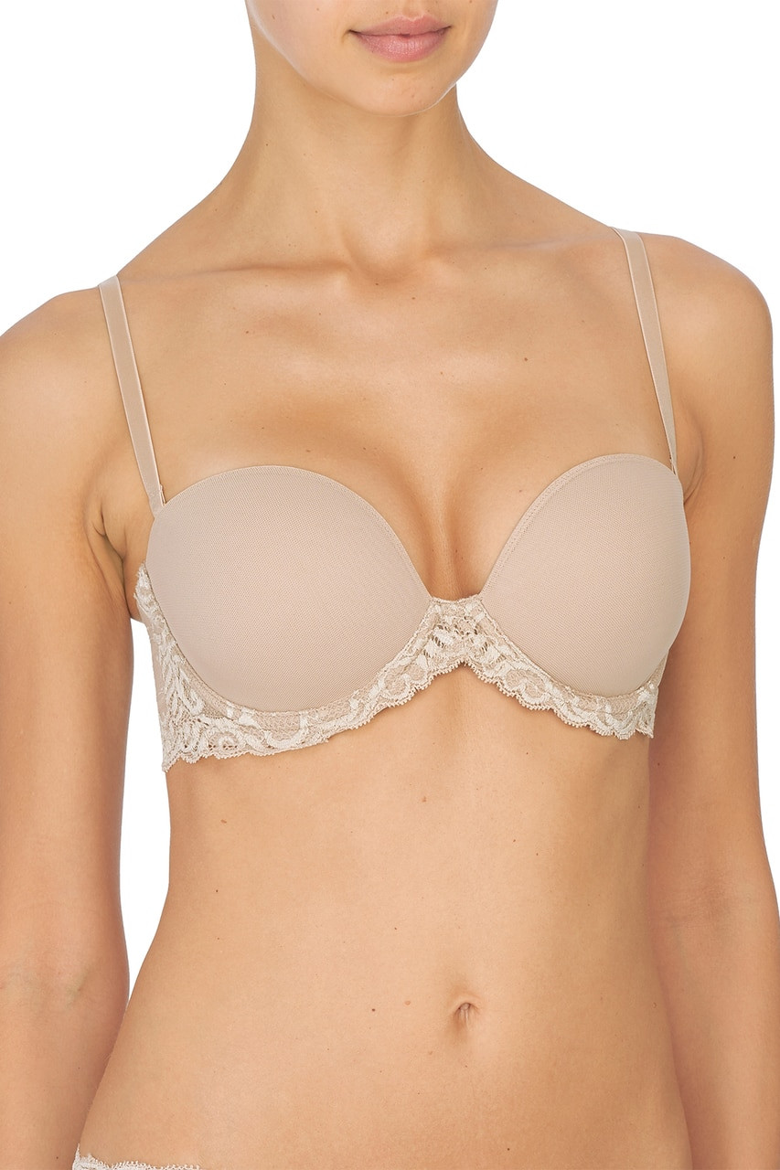 Natori Feathers Contour Plunge Bra in Marble/Marscapone FINAL SALE (30%  Off) - Busted Bra Shop