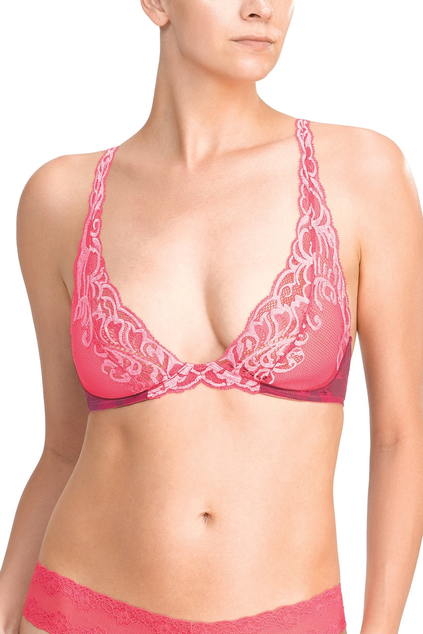 Women's Peacock Feather Convertible Bra Top Multi (M/L (36-38 B/C Cup))