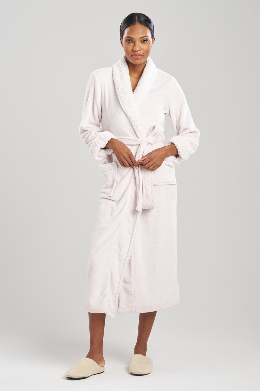Embroidered Trim Abstract Jacquard Robe Jacket - Ready-to-Wear