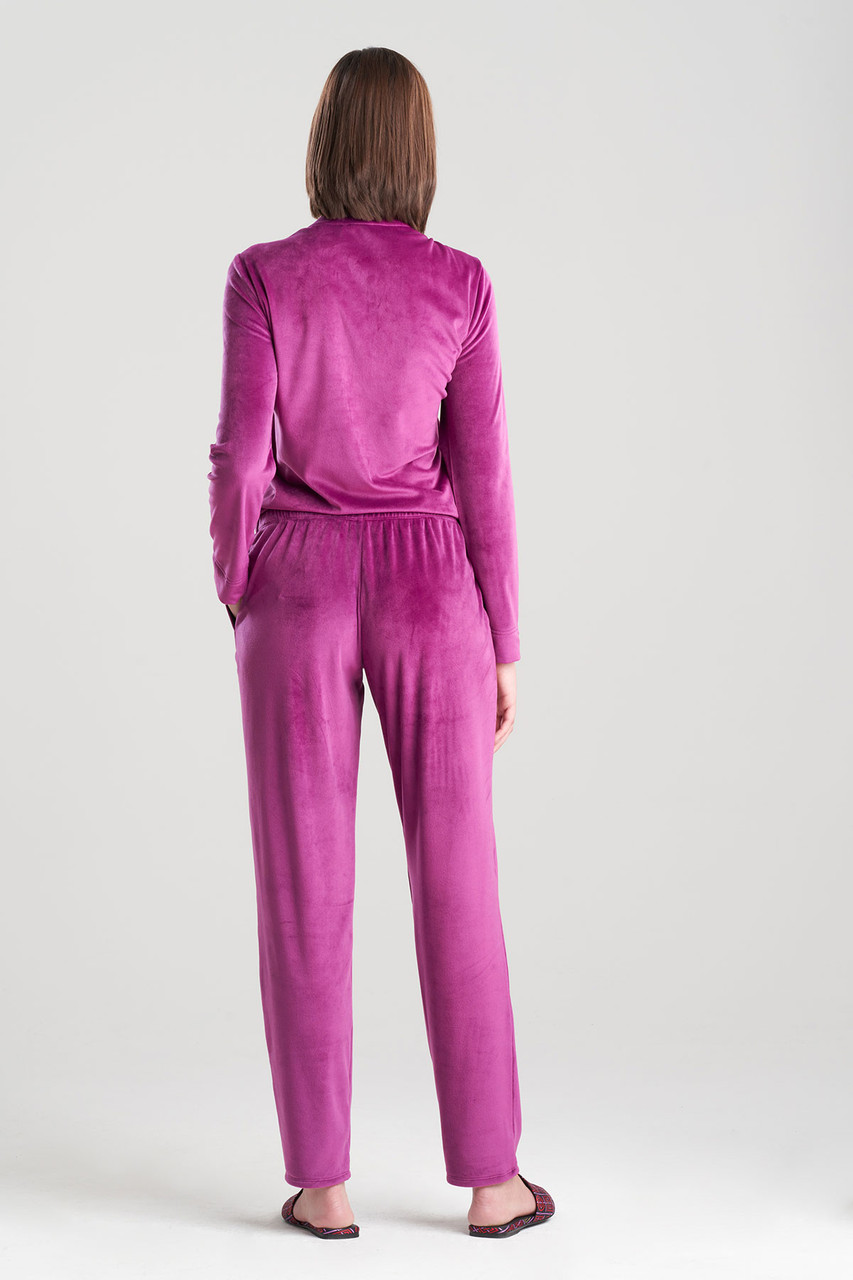 N Natori Velour Solid Pants