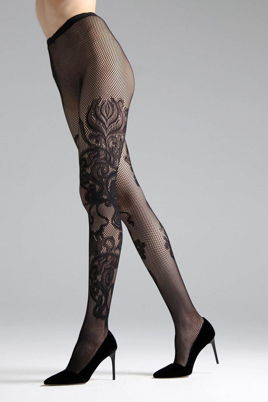 Natori Scroll Net Tights