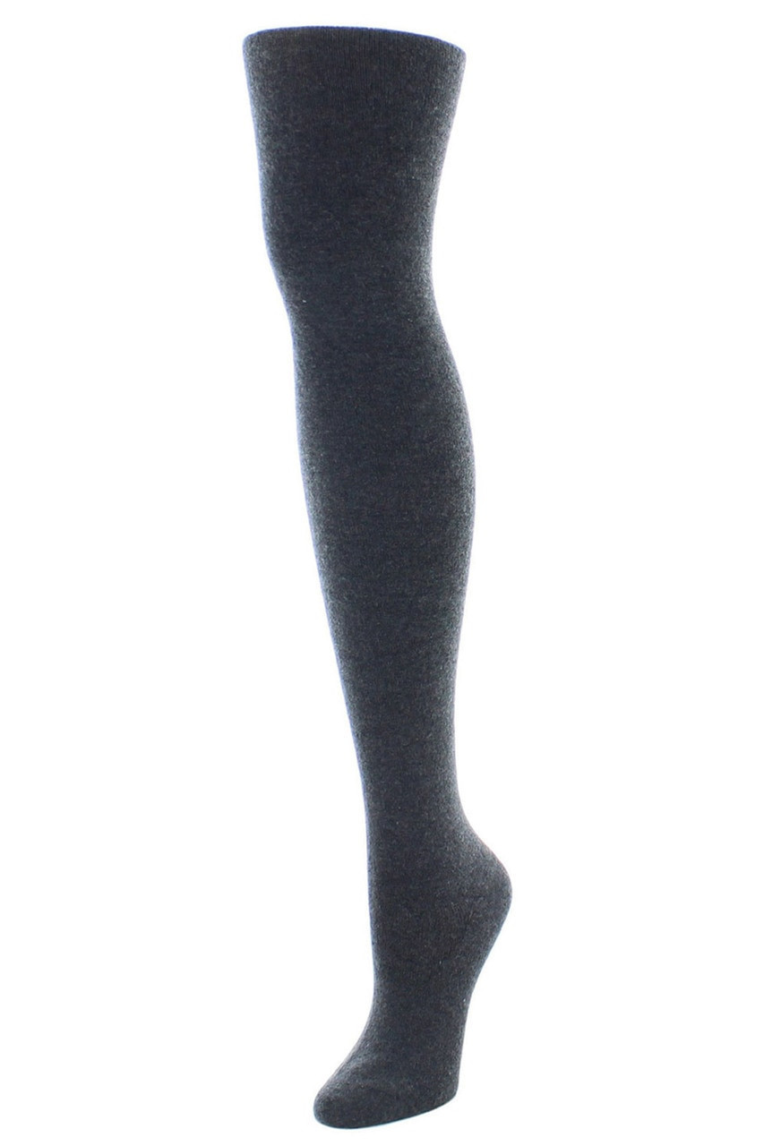 Grey sweater store tights