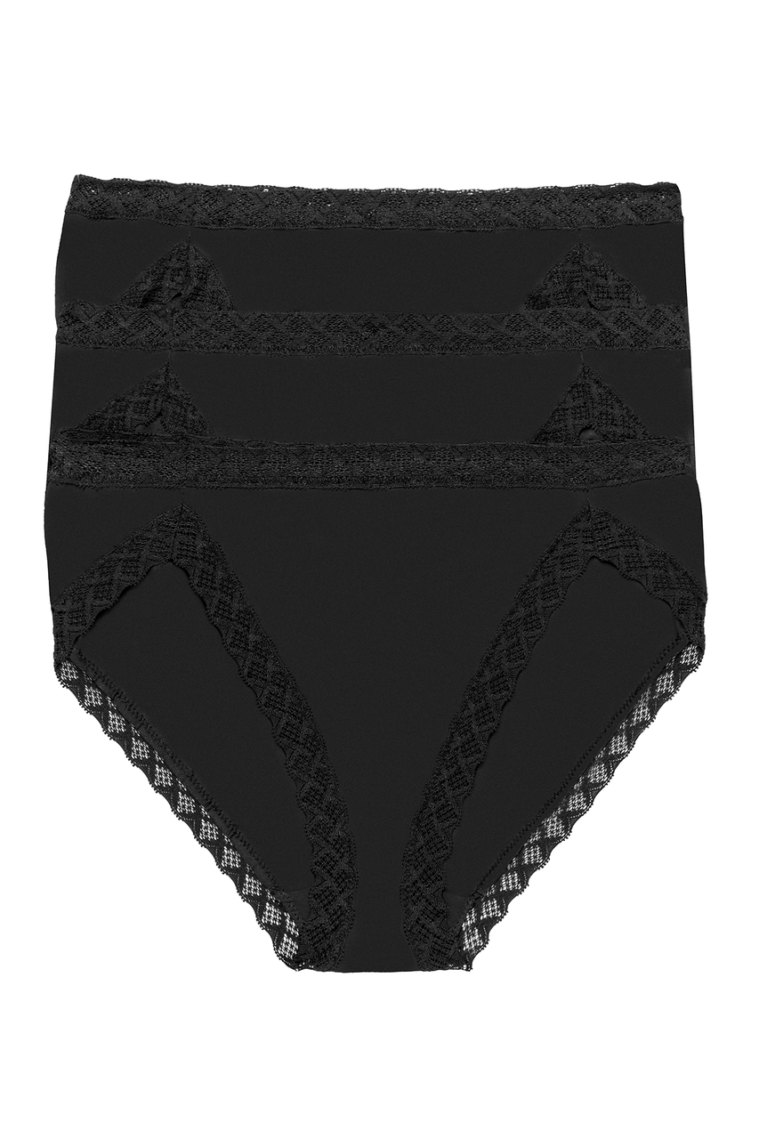 Bliss French Cut Brief 3 Pack - Black