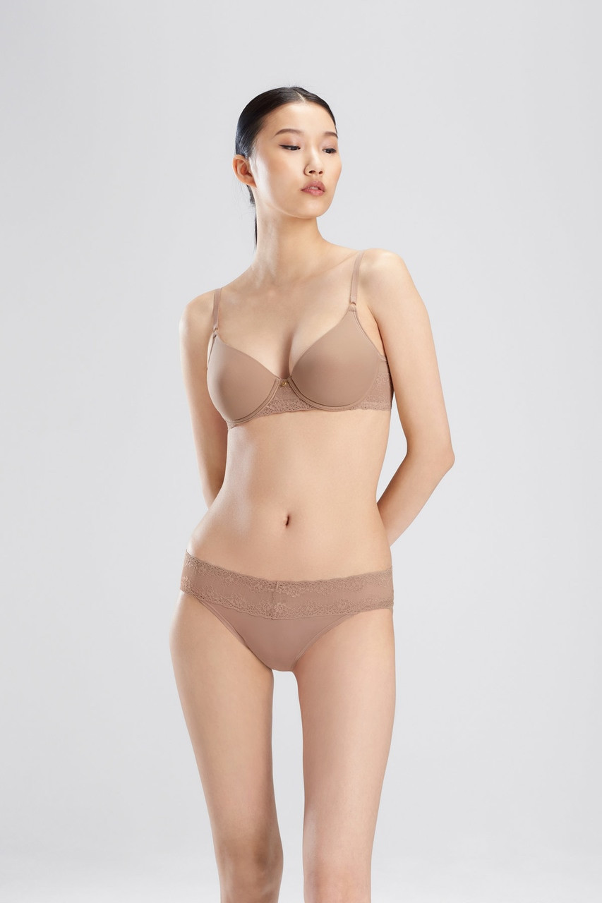 Natori Bliss Perfection One-Size V-Kini 3 Pack - Cafe