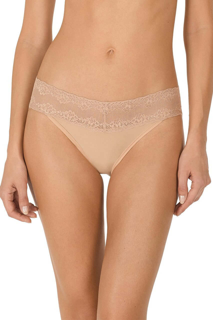 Natori Bliss Perfection One-Size V-Kini 3 Pack - Cafe