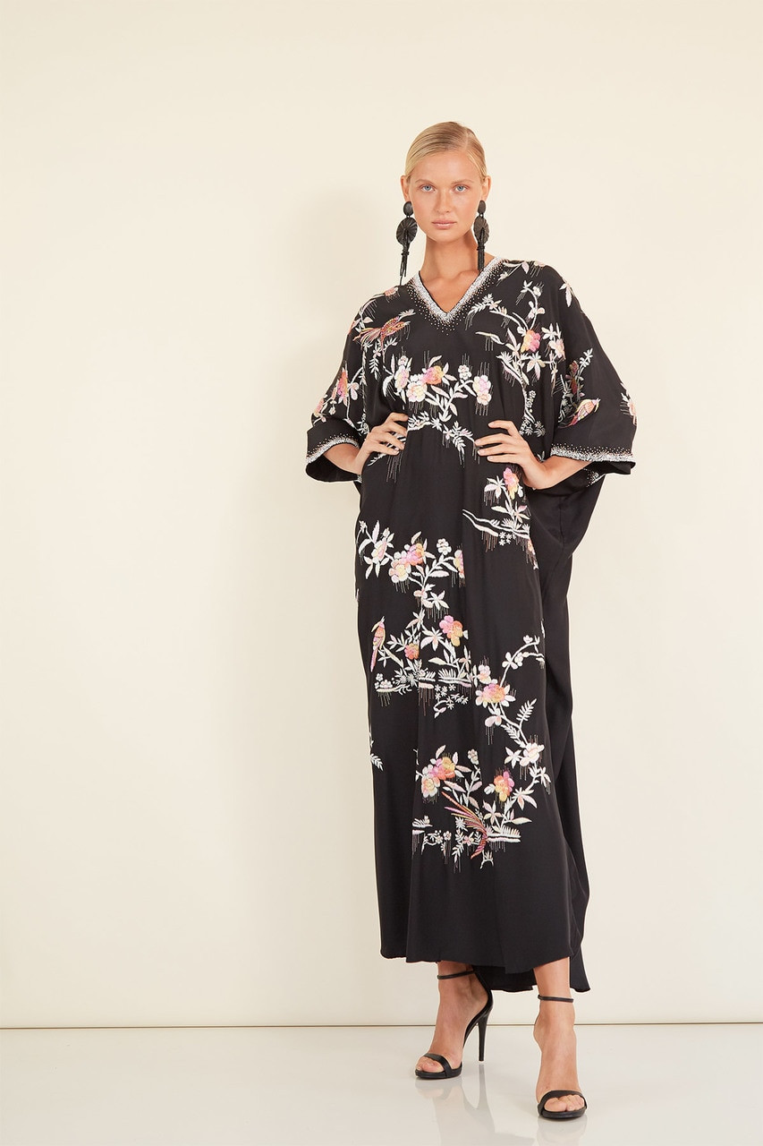 Buy Couture Japanese Scenery Caftan Online | Natori