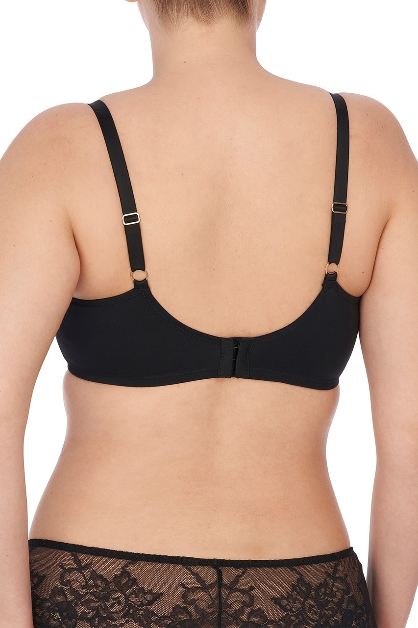 Buy Black Recycled Lace Full Cup Comfort Bra - 42C, Bras