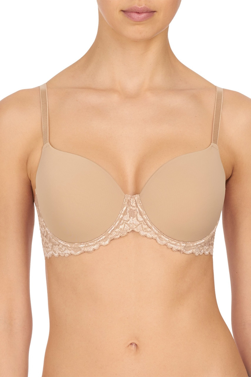 Elomi Smooth Unlined Underwire Molded Bra (4301),34J,Clove